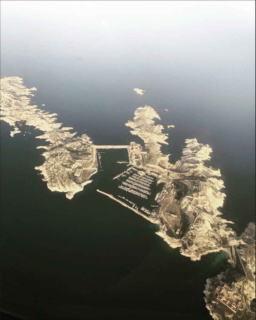Archipel du Frioul vu du ciel